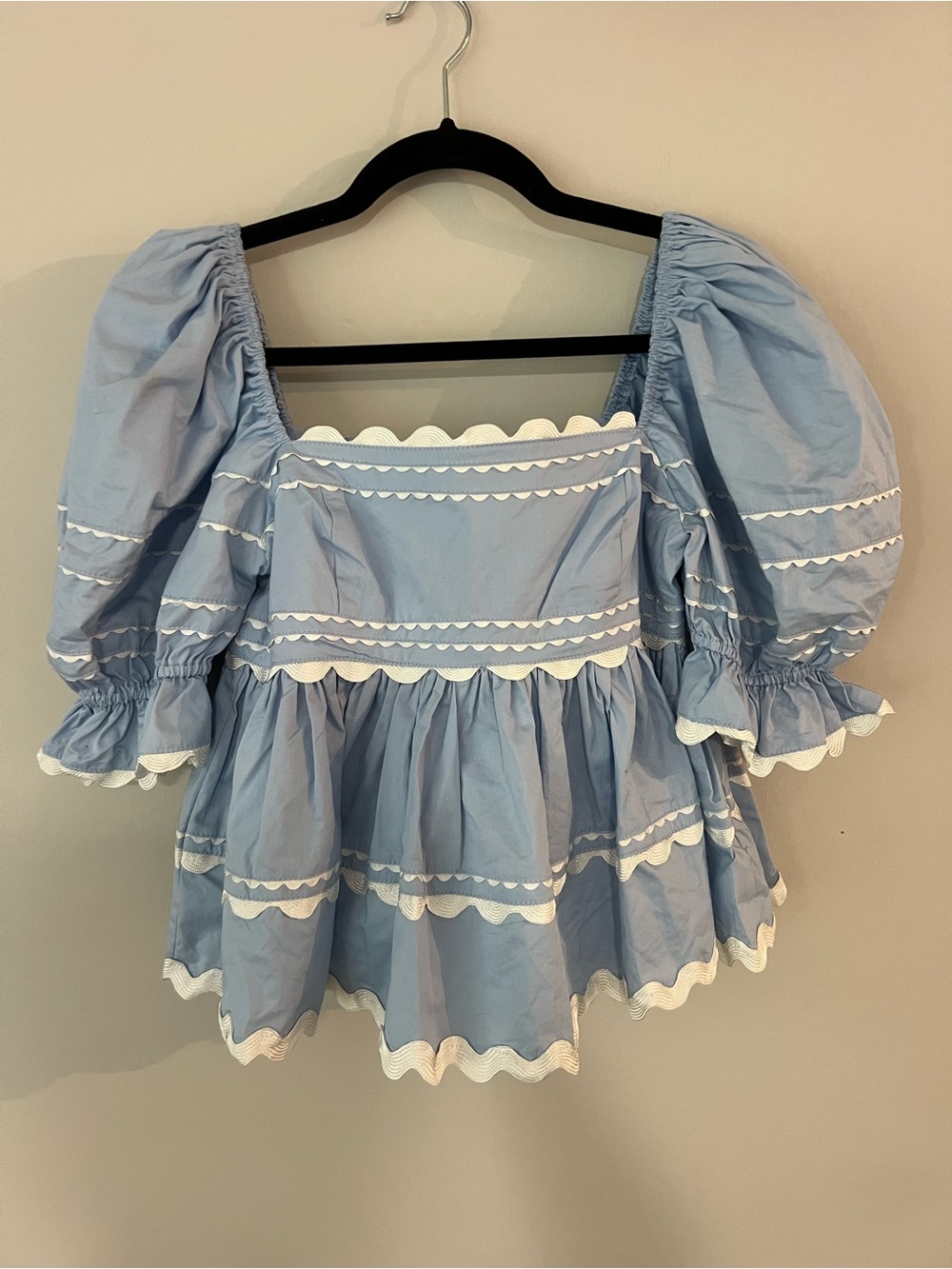 NWT Sofie the label cropped babydoll top size small